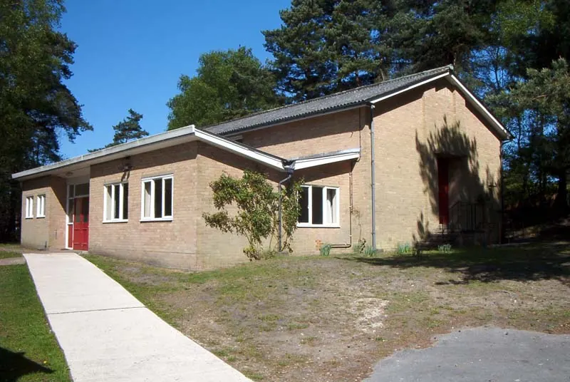 The Large Memorial Hall from outside, on a sunny day